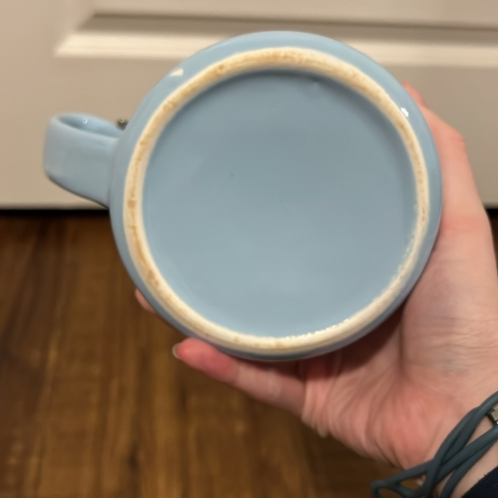 Alfred Ceramic and Stainless Steel Teapot 20 oz Blue Pink Floral Cherry Blossom - Picture 9 of 10